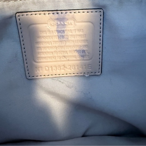 Coach Metallic Gold and Tan Tote Bag - Picture 10 of 10